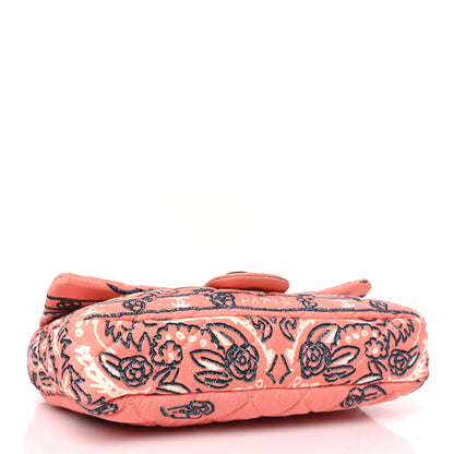 Chanel Cotton Quilted Small Bandana Single Flap Pink 4 of 9