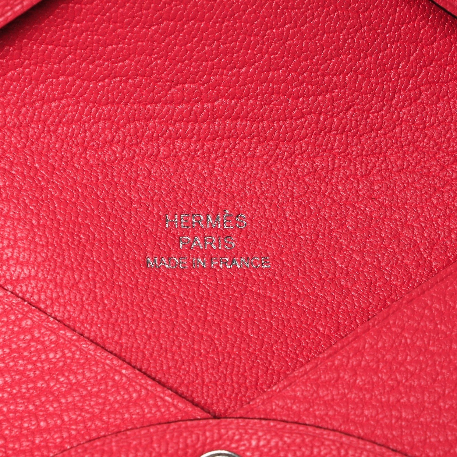Hermes Chevre Mysore Calvi Card Case Rose Azalee 6 of 7