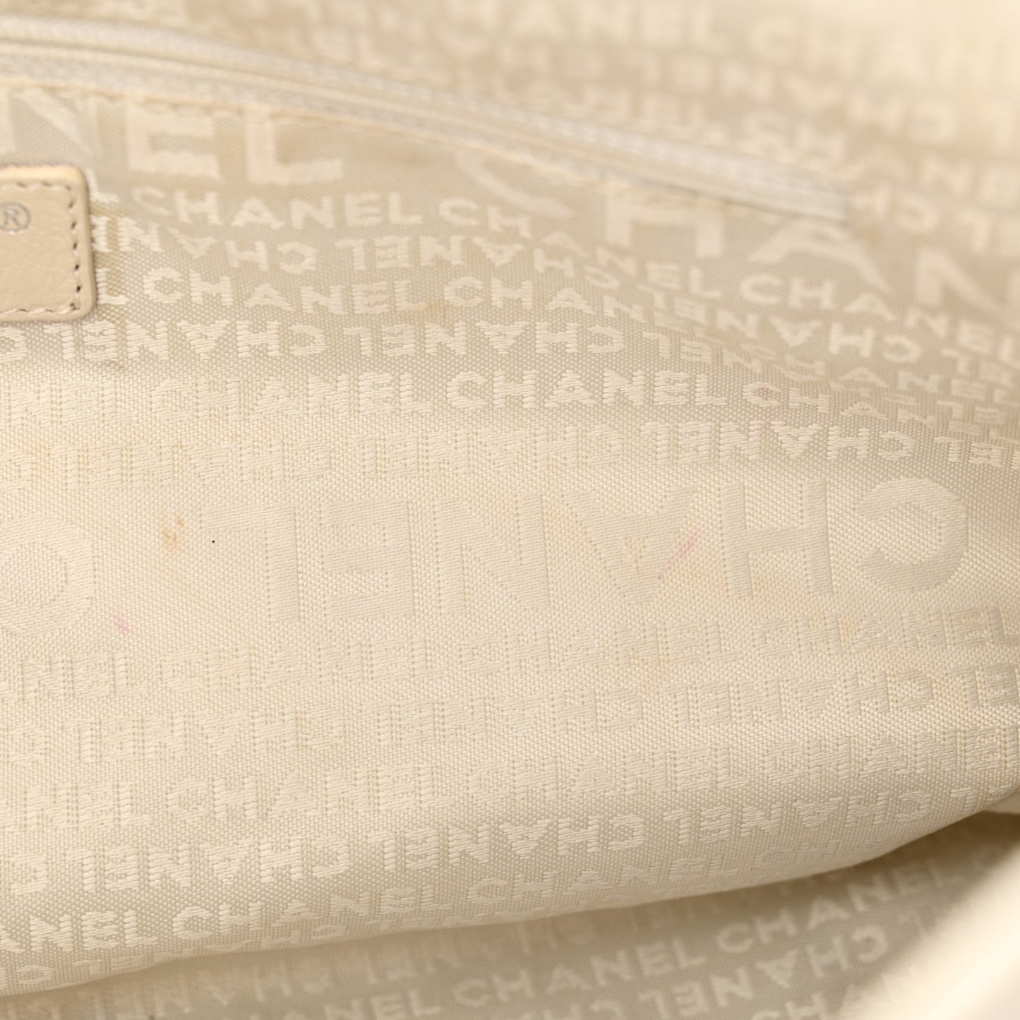 Calfskin Small Braided CC White