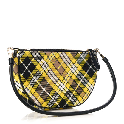 Burberry Olympia Mini Tartan Pouch Yellow 2 of 9