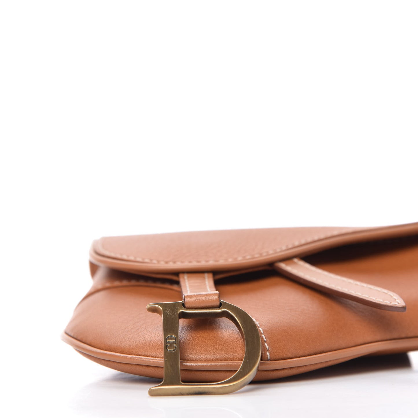 Calfskin Saddle Belt Bag Tan