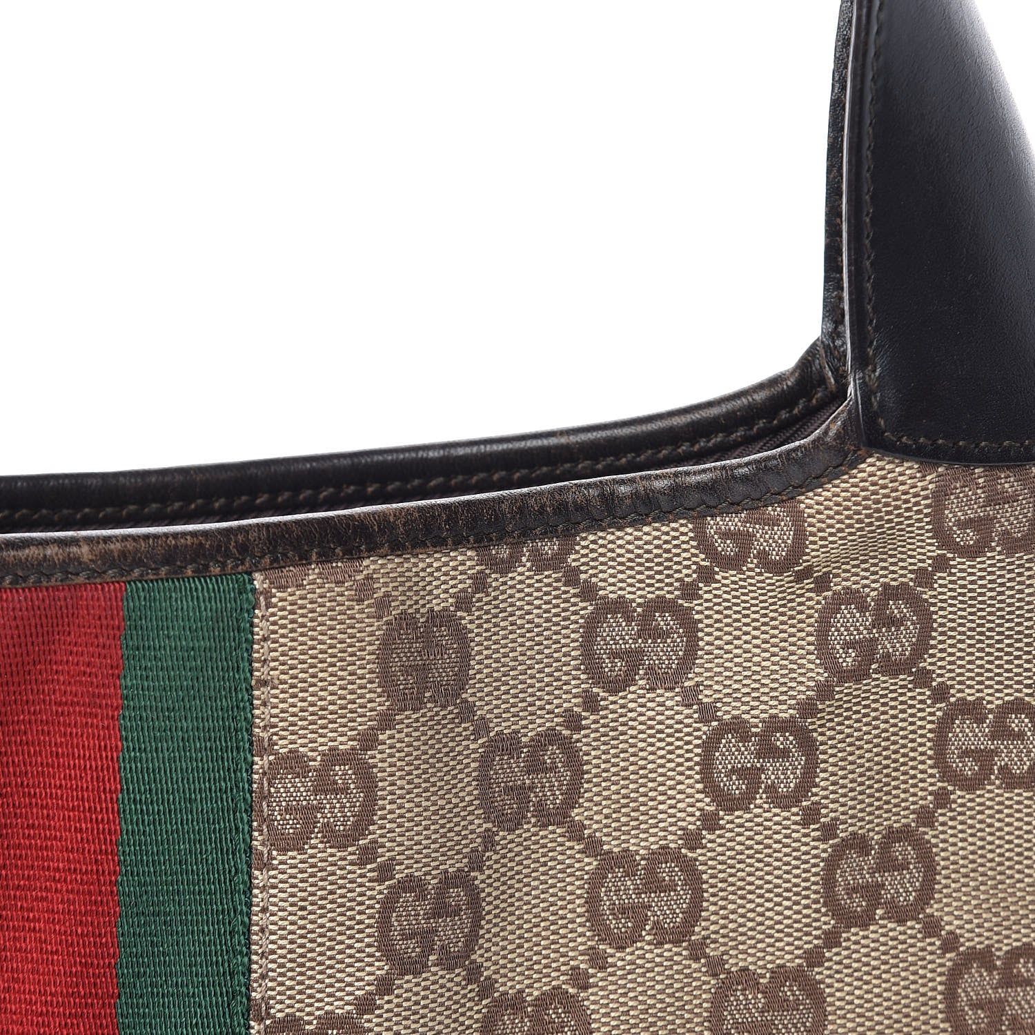 Gucci Monogram Web Jackie O Hobo 14 of 18