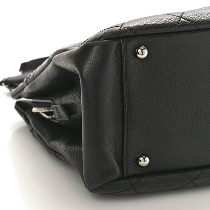 Chanel Caviar Quilted CC Timeless Soft Tote Black 7 of 8