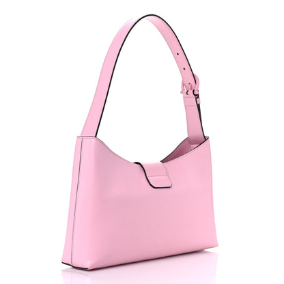Salvatore Ferragamo Calfskin Trifolio Shoulder Bag Cheerleader Pink 3 of 19