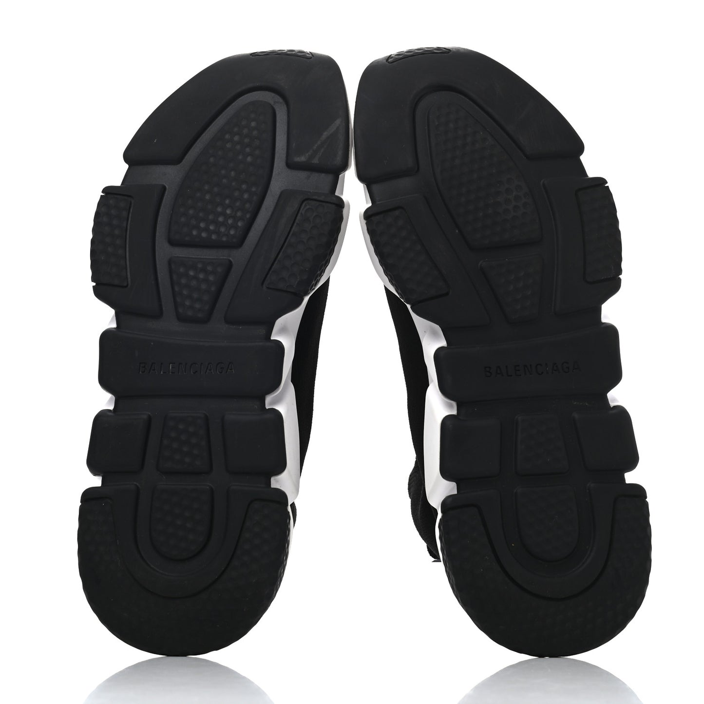 Neoprene Knit Womens Speed Sneakers 41 Black White