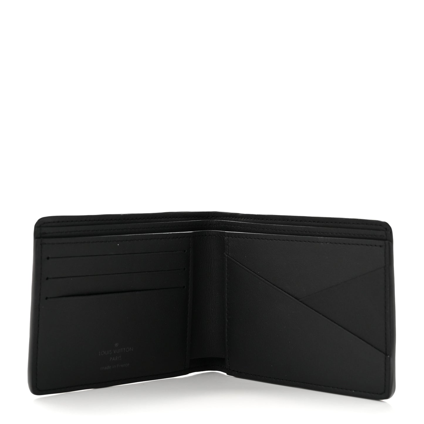 Calfskin Monogram Shadow Multiple Wallet Black