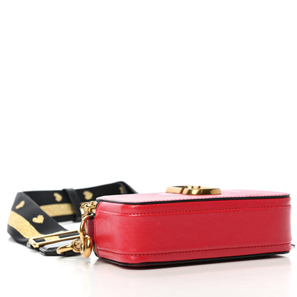Marc Jacobs Saffiano Printed Lips Color Block Snapshot Camera Bag Multicolor 3 of 4