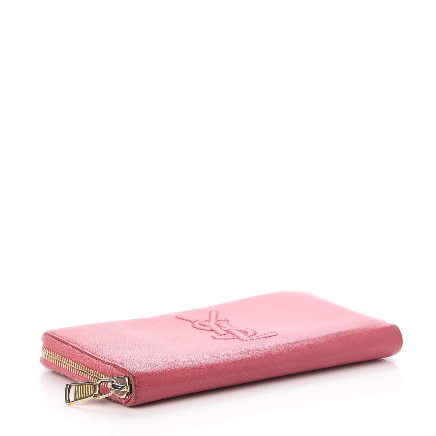 Chevre Belle De Jour Zip Around Wallet Pink