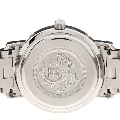Hermes Stainless Steel 24mm Clipper Quartz Watch Gold 4 of 4