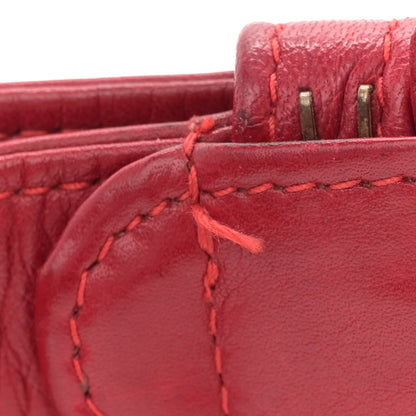 Chanel Lambskin Diamond Stitched Waist Chain Belt Flap Bag 70 28 Red 14 of 14