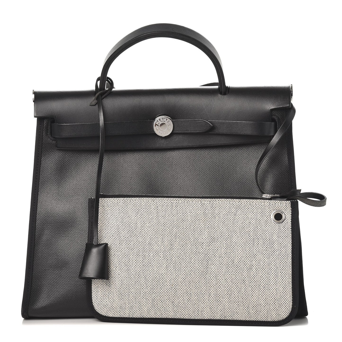 Toile H Berline Vache Hunter Herbag Zip PM 31 Black Ecru