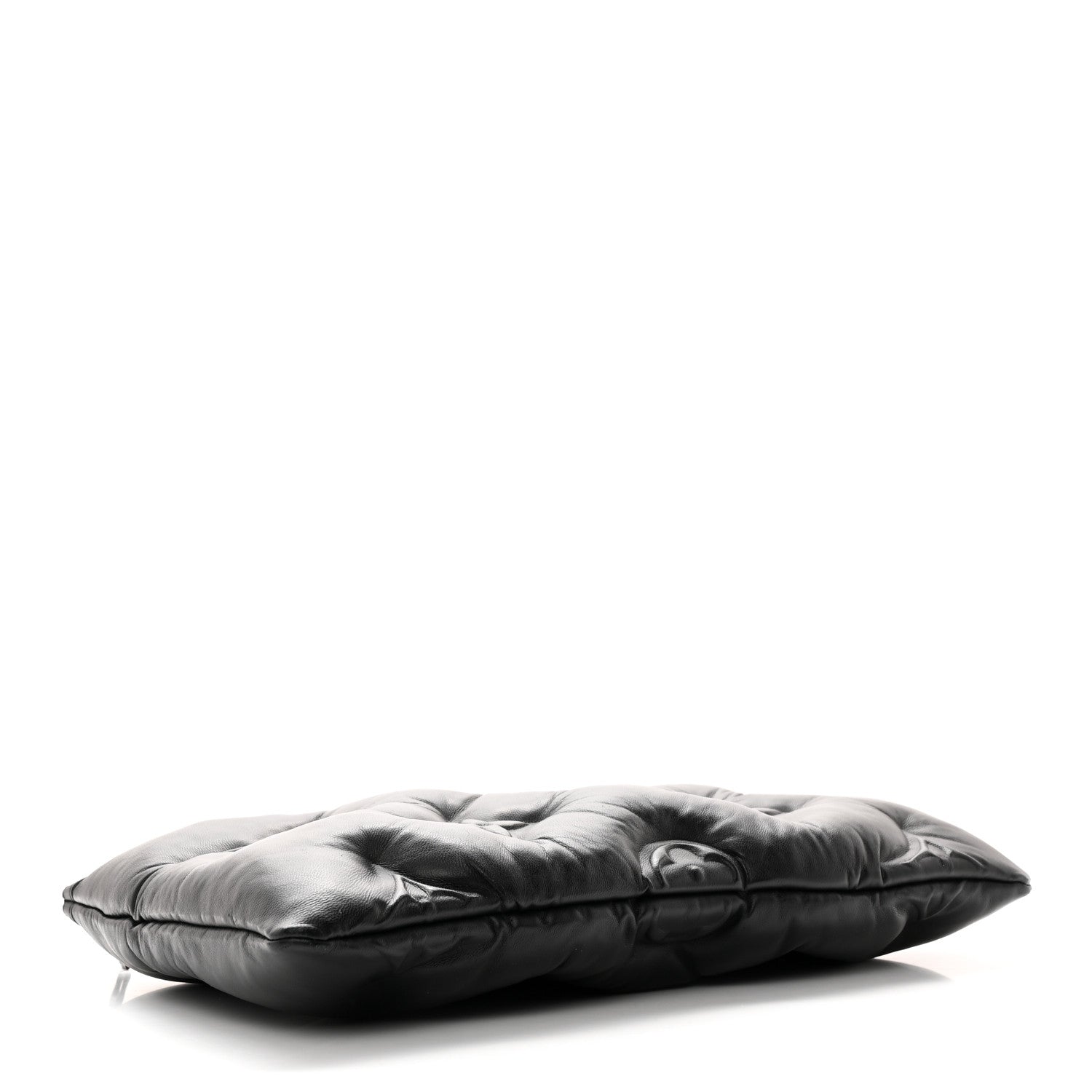 Louis Vuitton Lambskin Puffer A4 Pouch Black 4 of 8