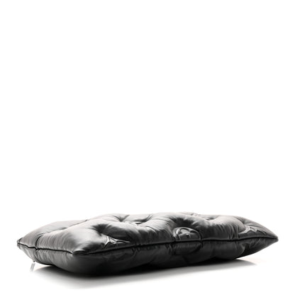Louis Vuitton Lambskin Puffer A4 Pouch Black 4 of 8