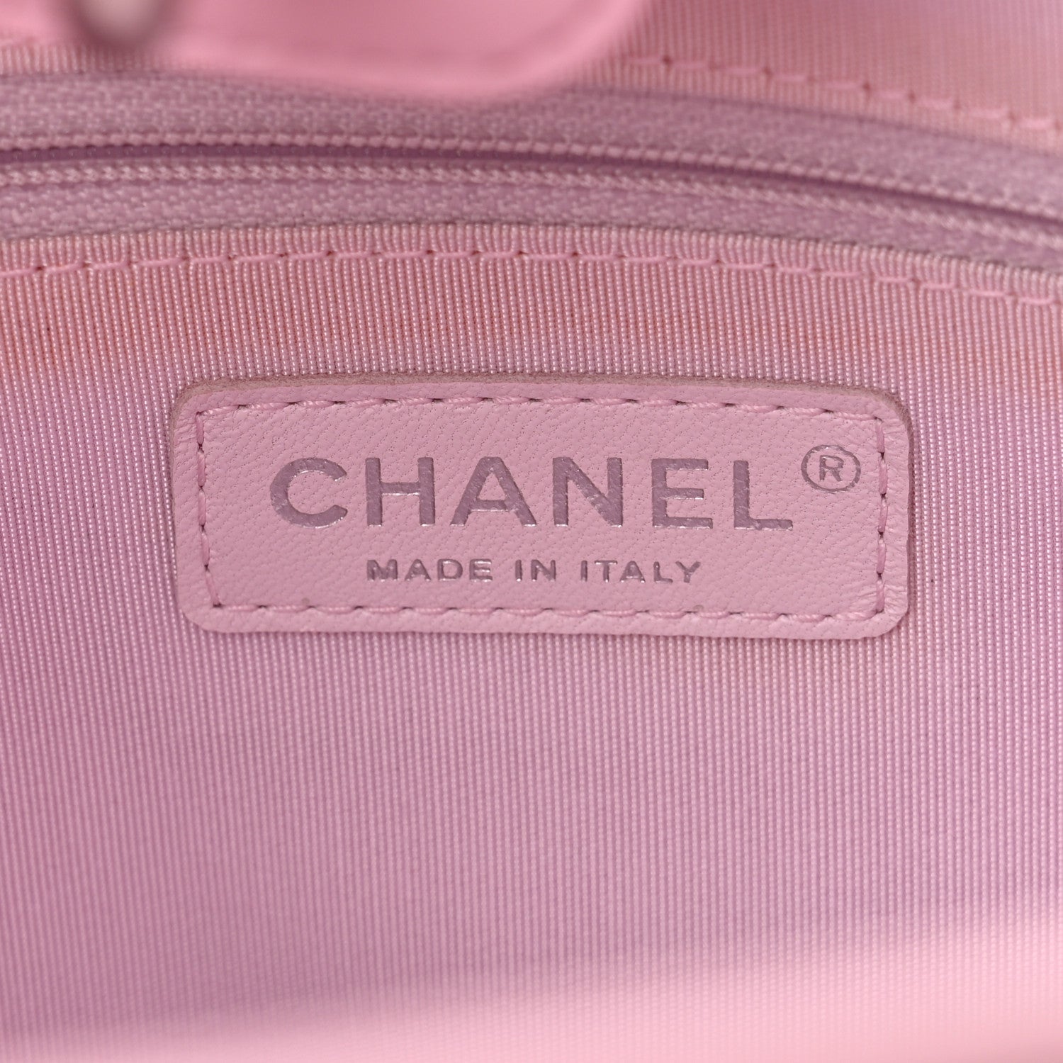 Chanel Calfskin Stitch Medium Ring My Bag Shopping Tote Pink 6 of 11