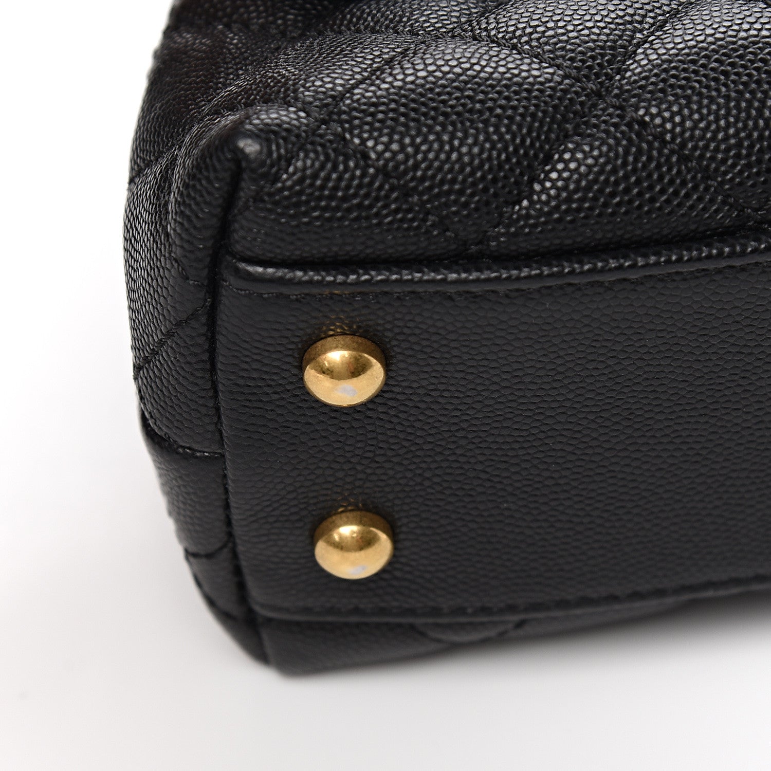Chanel Caviar Quilted Mini Coco Handle Flap Black 10 of 13