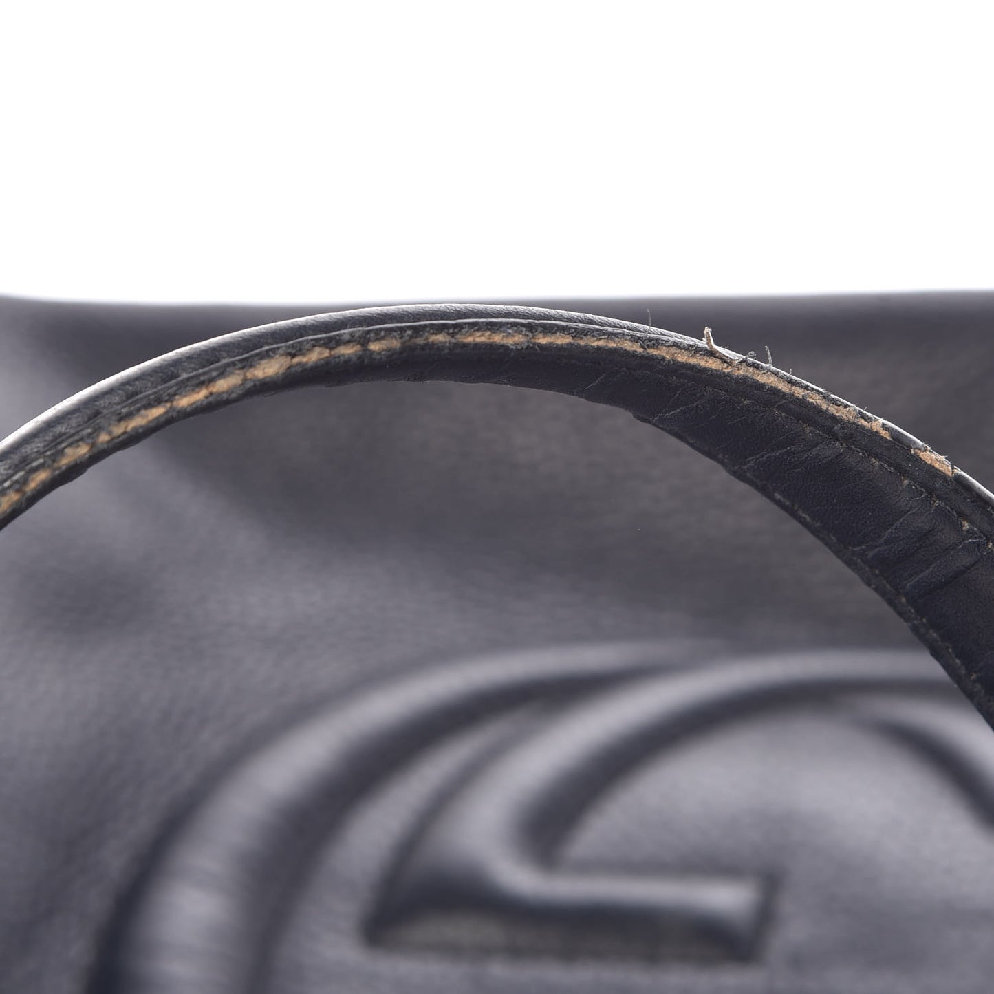 Pebbled Calfskin Medium Soho Shoulder Bag Blue