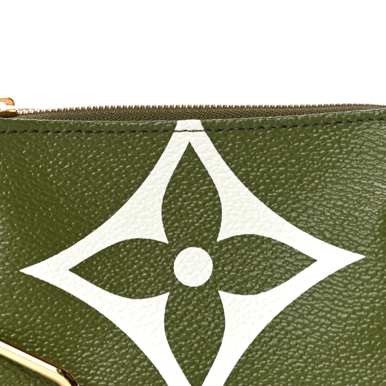 Louis Vuitton Monogram Giant Micro Pochette Accessories Kaki White 7 of 10
