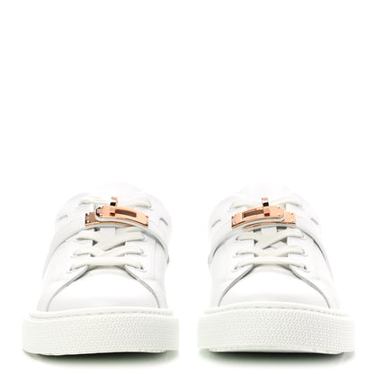 Hermes Calfskin Day Sneakers 37 White 2 of 9