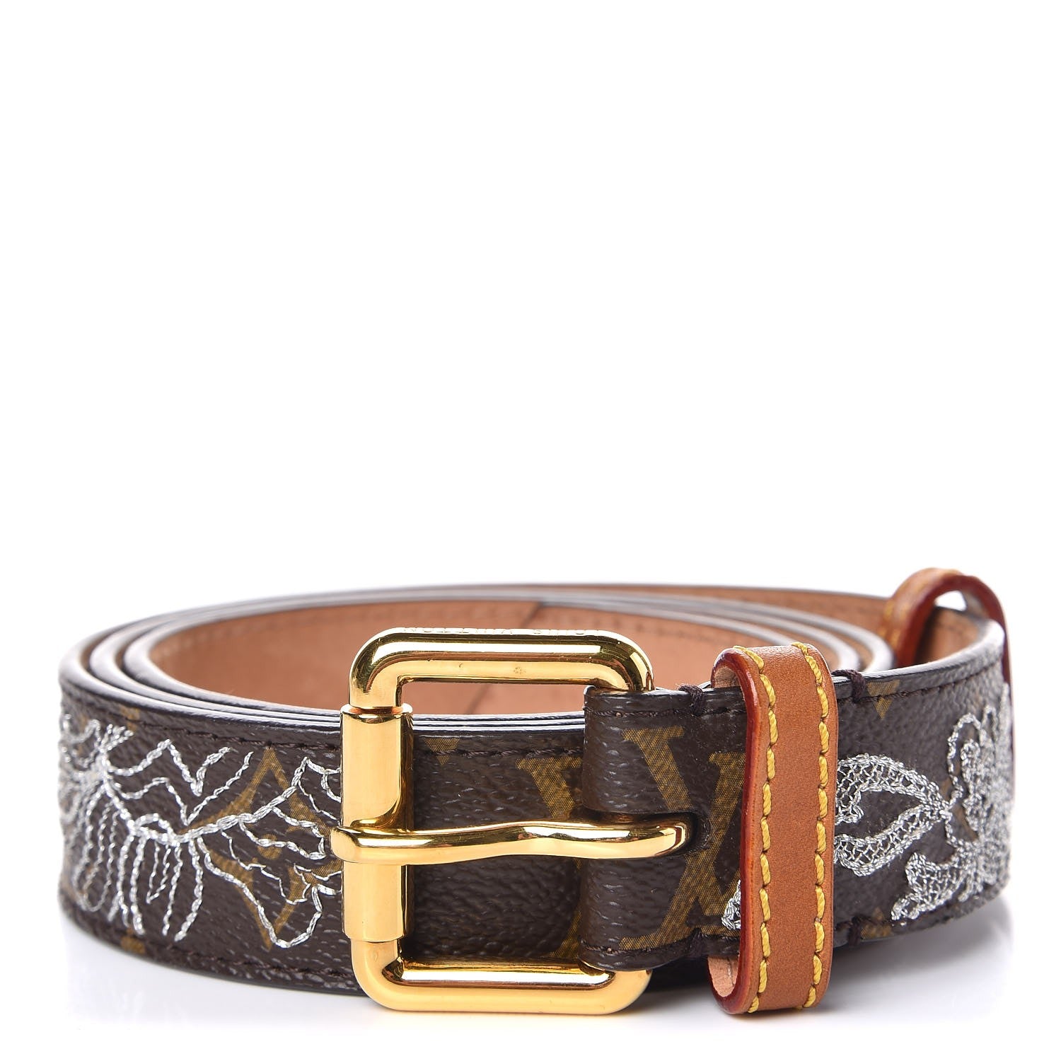 Louis Vuitton Monogram Dentelle Belt 90 36 1 of 10