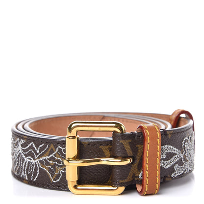 Louis Vuitton Monogram Dentelle Belt 90 36 1 of 10