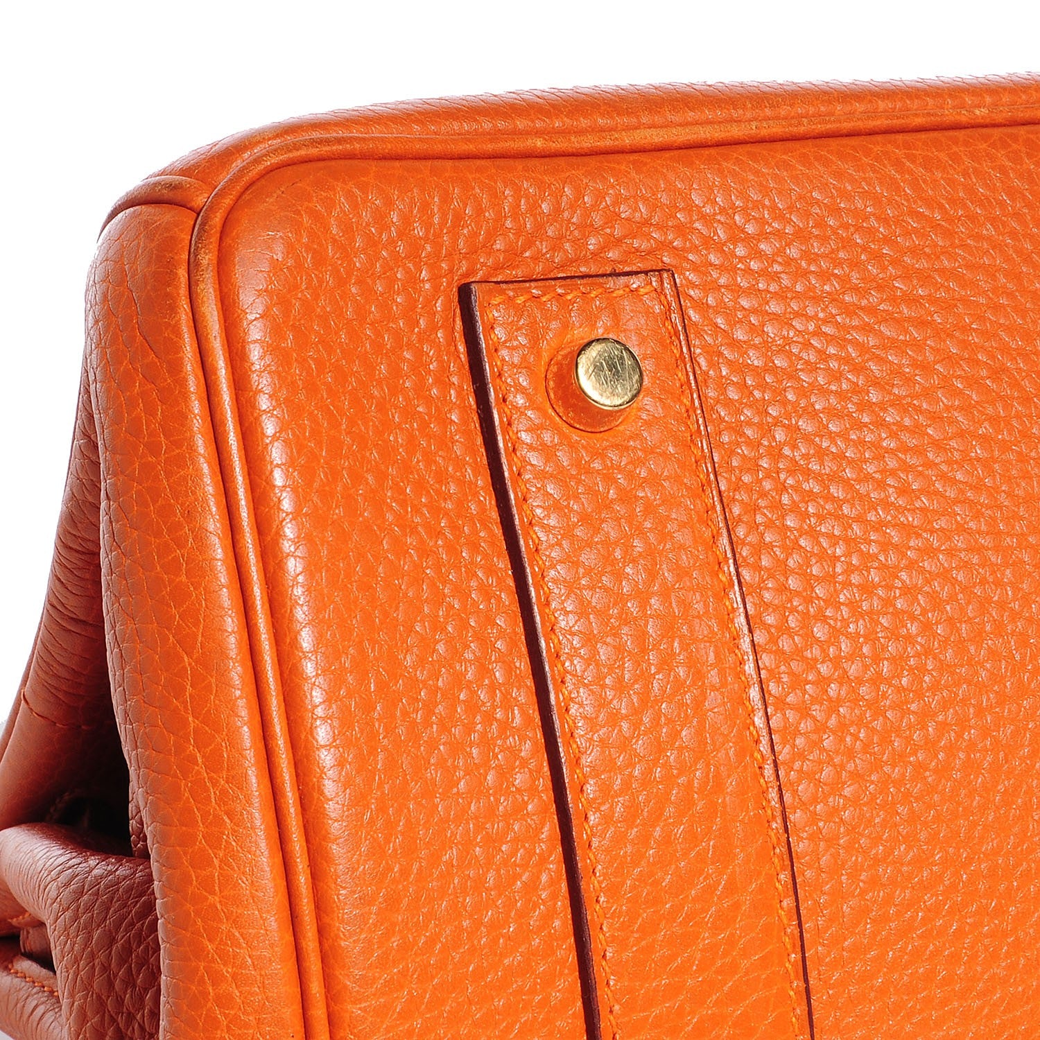 Hermes Taurillon Clemence JPG Birkin 42 Orange 5 of 17