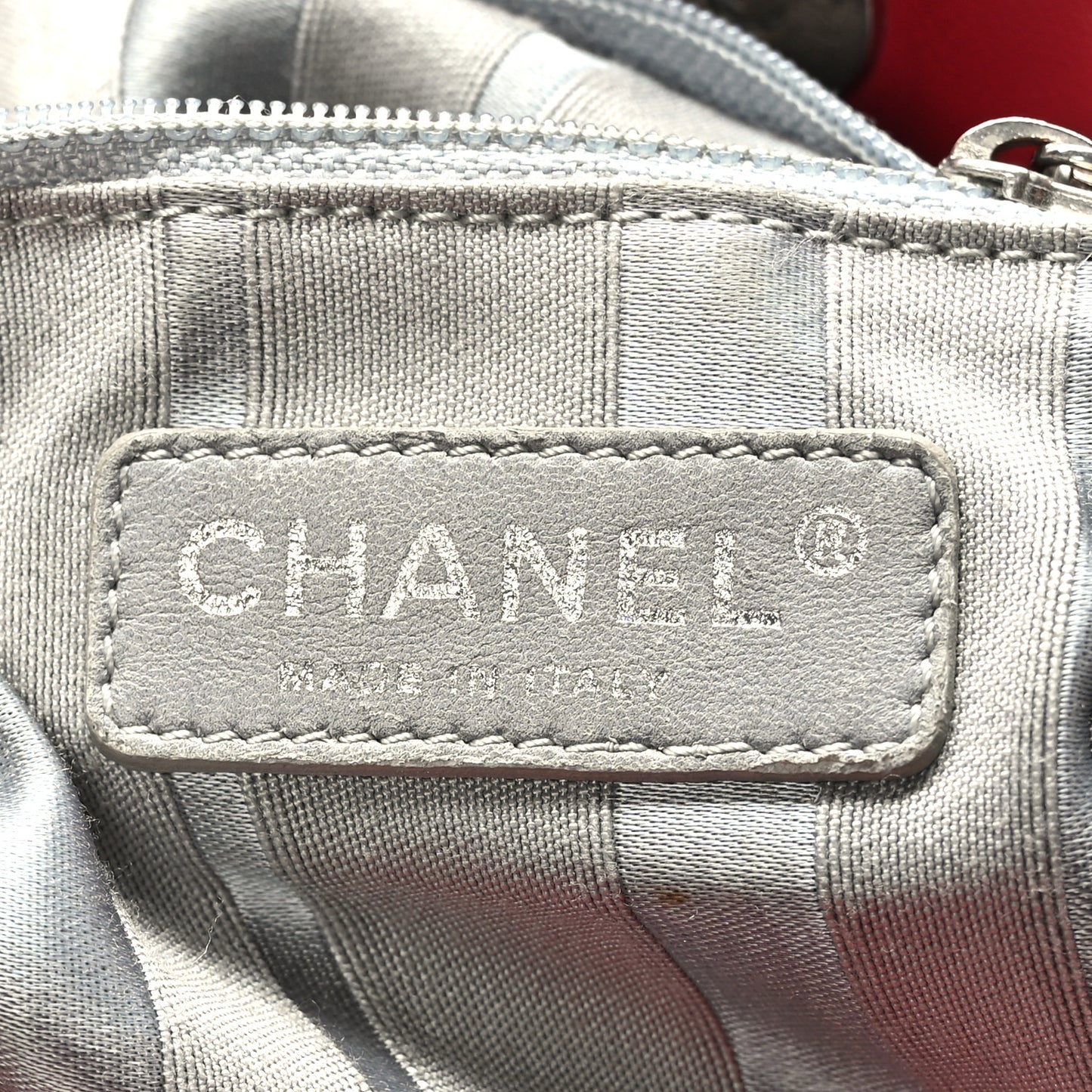 Lambskin Disc Bonbons Tote Red