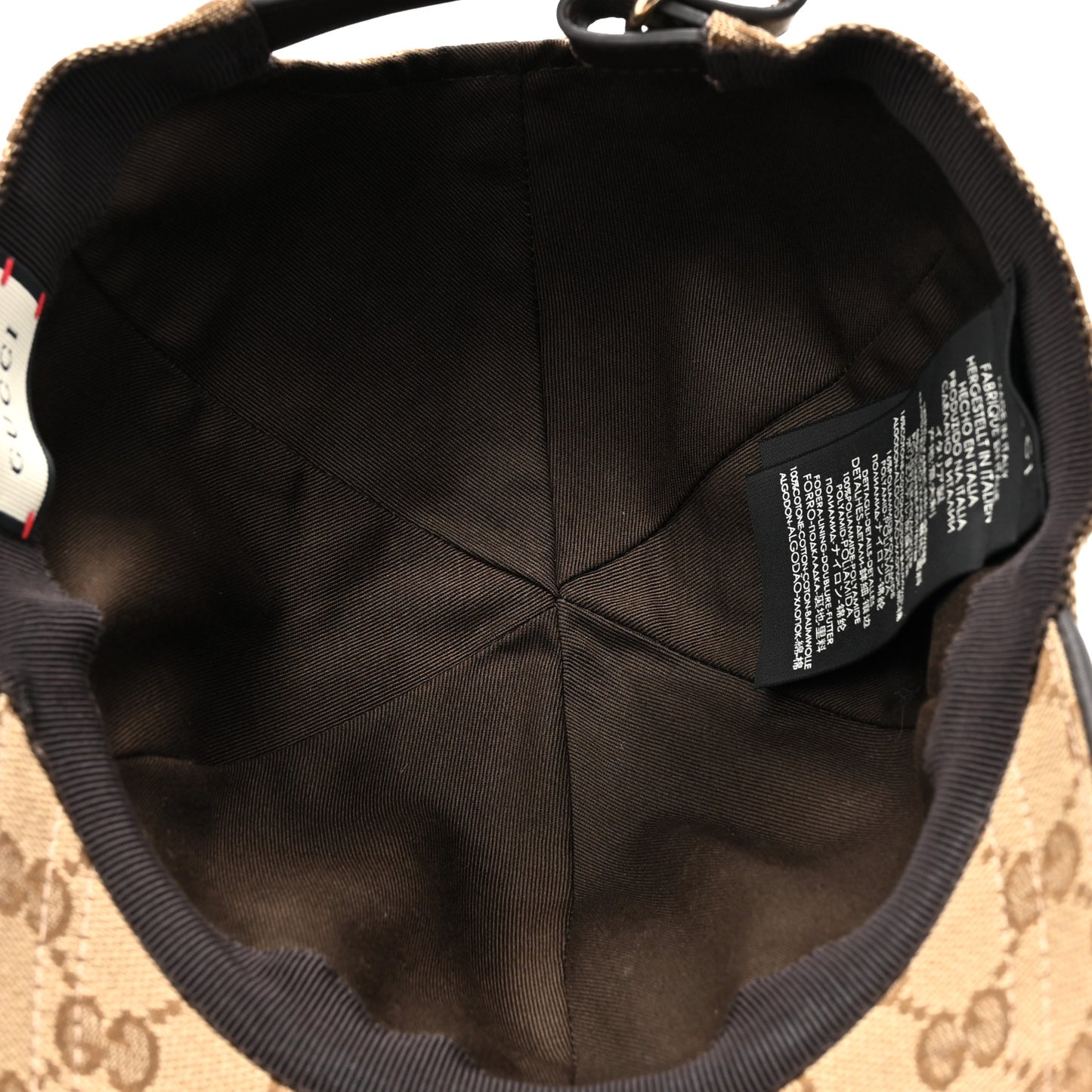 Monogram Web Baseball Hat S Beige Cocoa