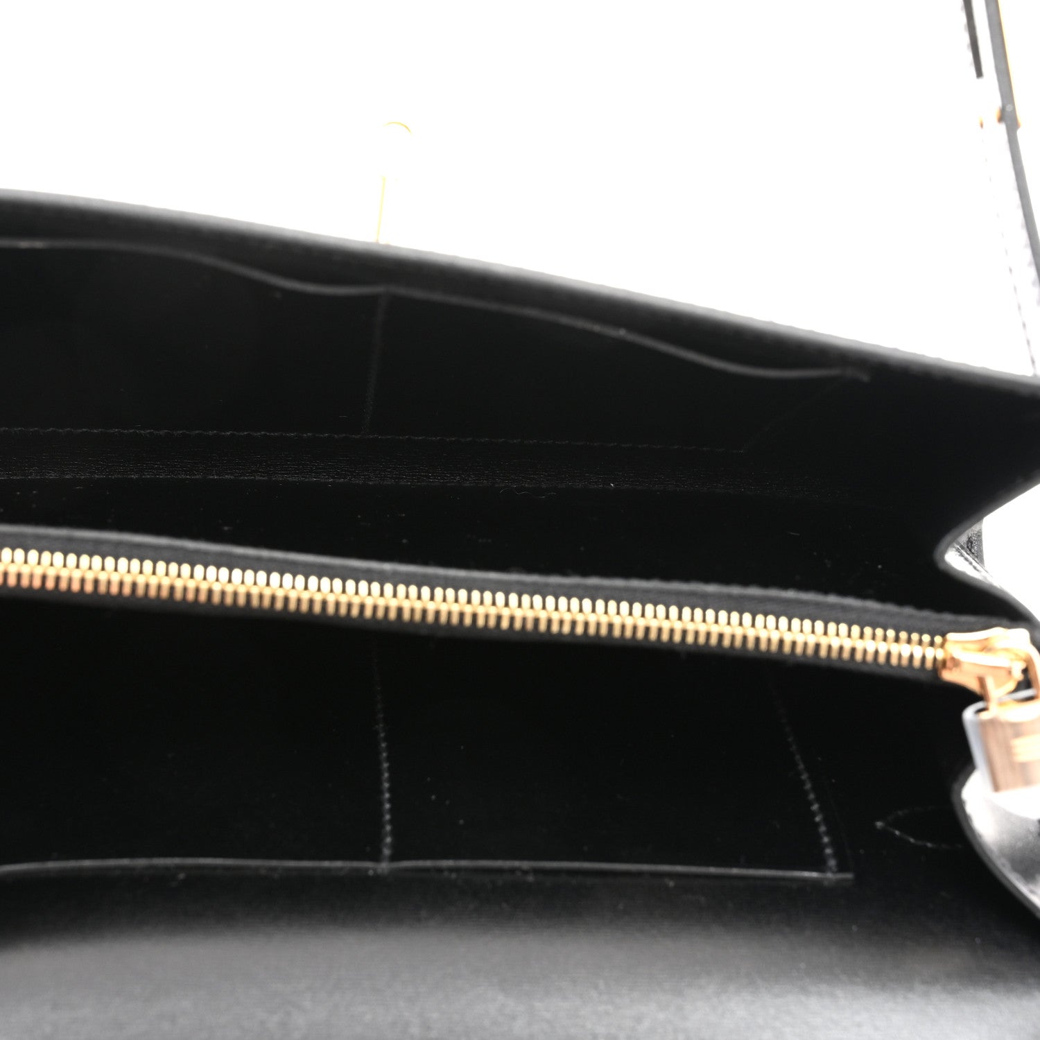 Hermes Box Kelly Wallet To Go Black 5 of 7