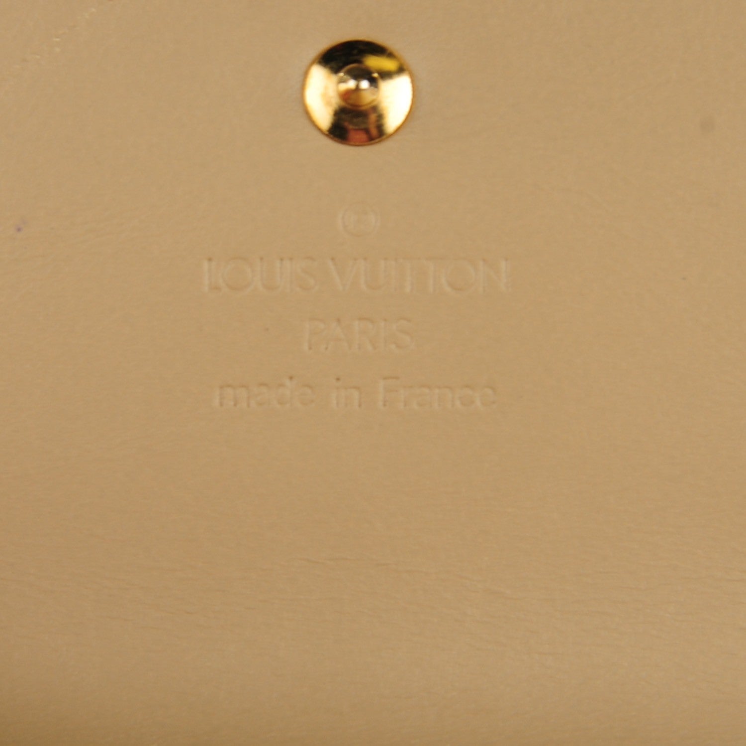 Louis Vuitton Vernis Porte Tresor International Wallet Beige 6 of 7