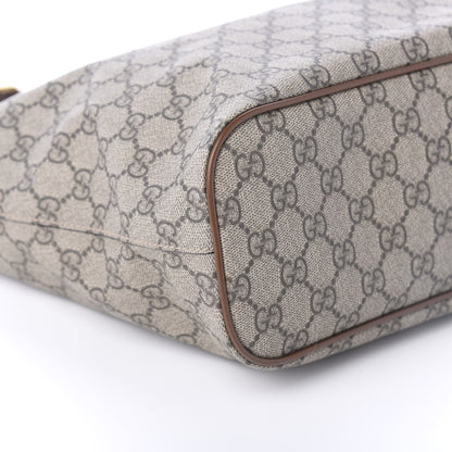 Gucci Soft GG Supreme Monogram Small Crossbody Tote Beige Cuir 7 of 11