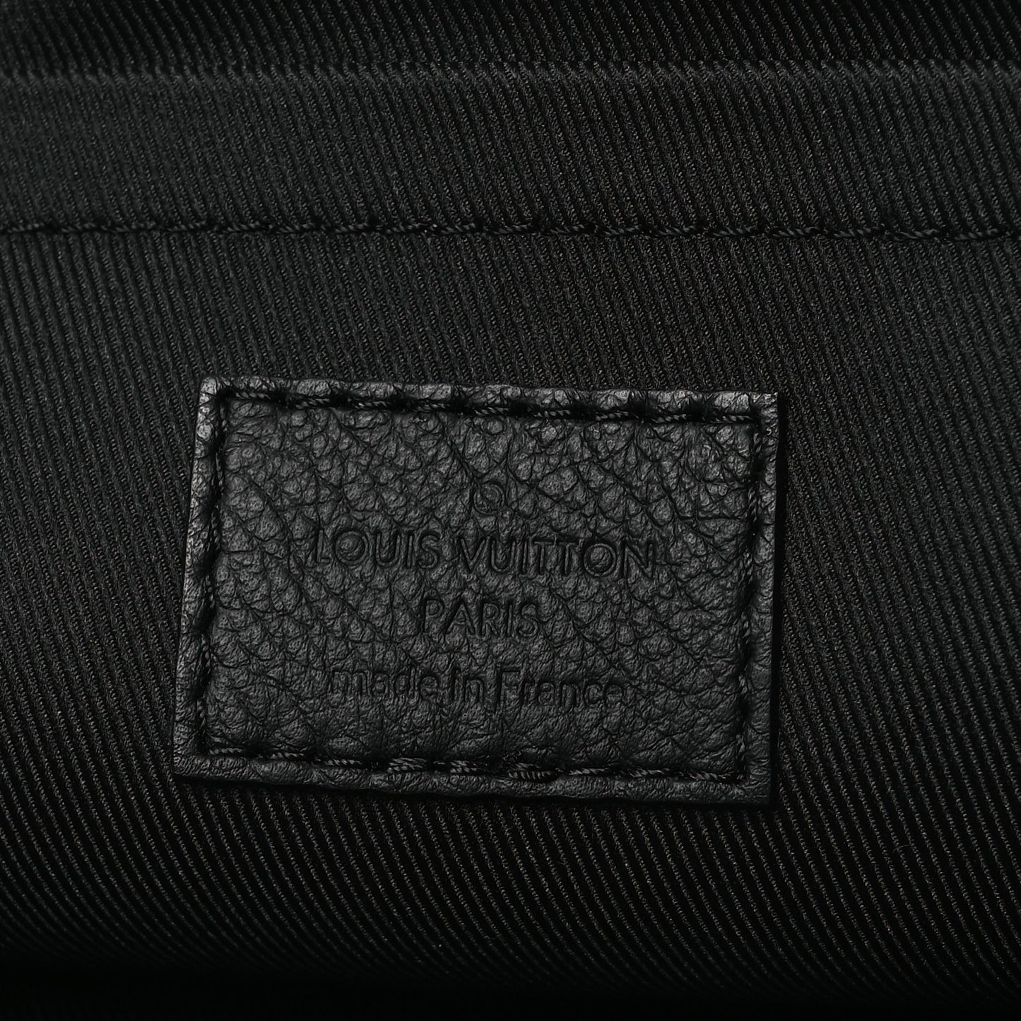 Shadow Calfskin Monogram Pochette Voyage Souple Black