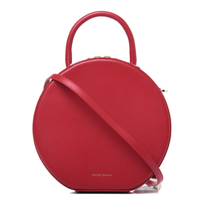 Mansur Gavriel Calfskin Circle Crossbody Bag Flamma 1 of 12