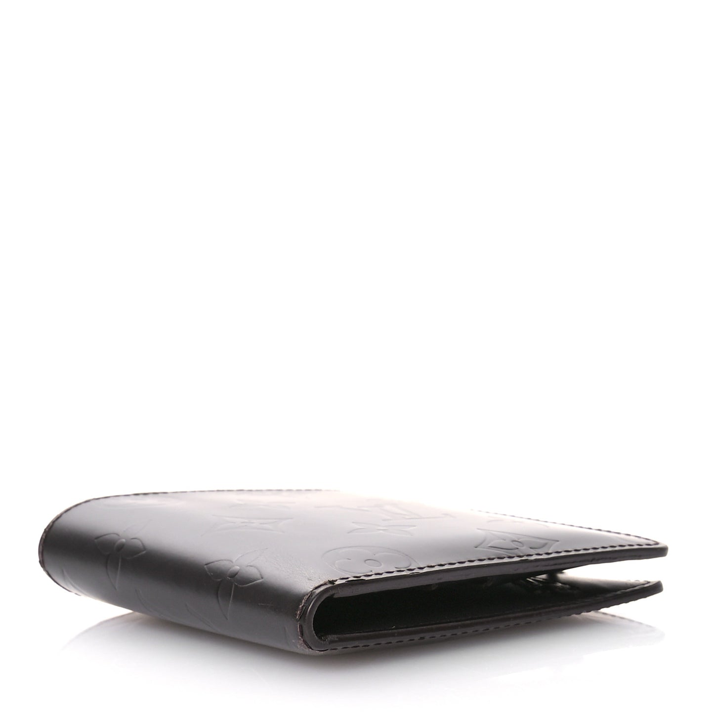 Monogram Glace Compact Wallet Cafe Brown