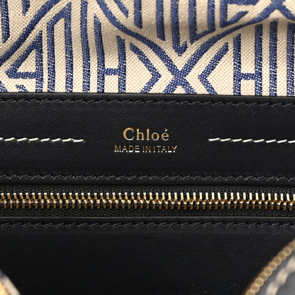 Chloe Calfskin Medium Daria Full Blue 7 of 12