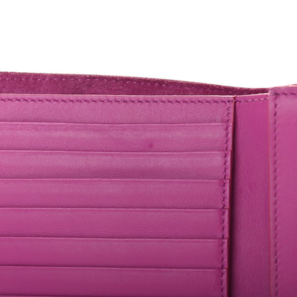 Celine Grained Calfskin Medium Multifunction Strap Wallet Magenta 9 of 14