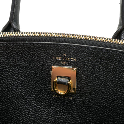 Louis Vuitton Taurillon City Steamer MM Black 8 of 10