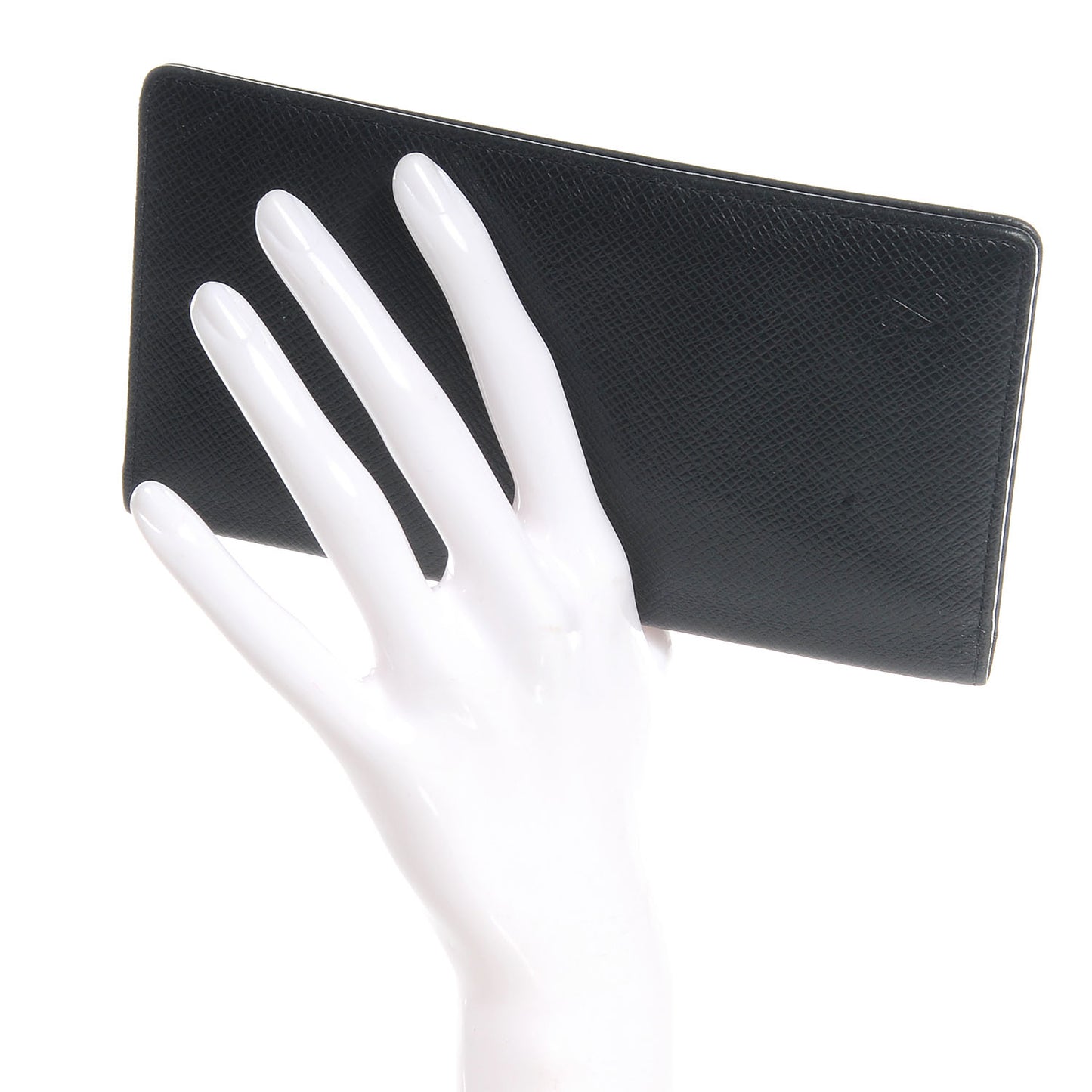 Taiga European Checkbook and Card Holder Ardoise