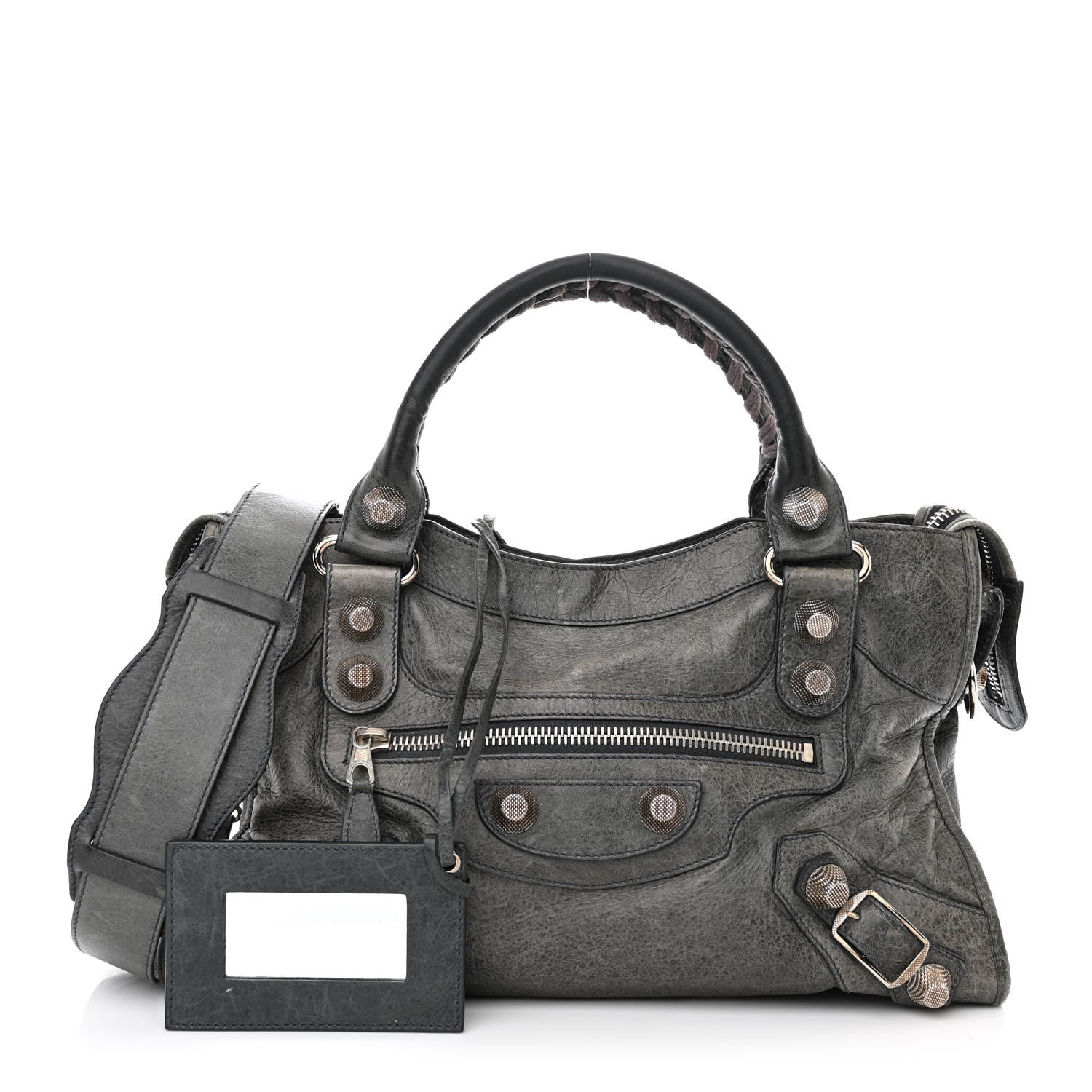 Balenciaga Agneau Giant 21 Silver Hardware City Anthracite 1 of 12