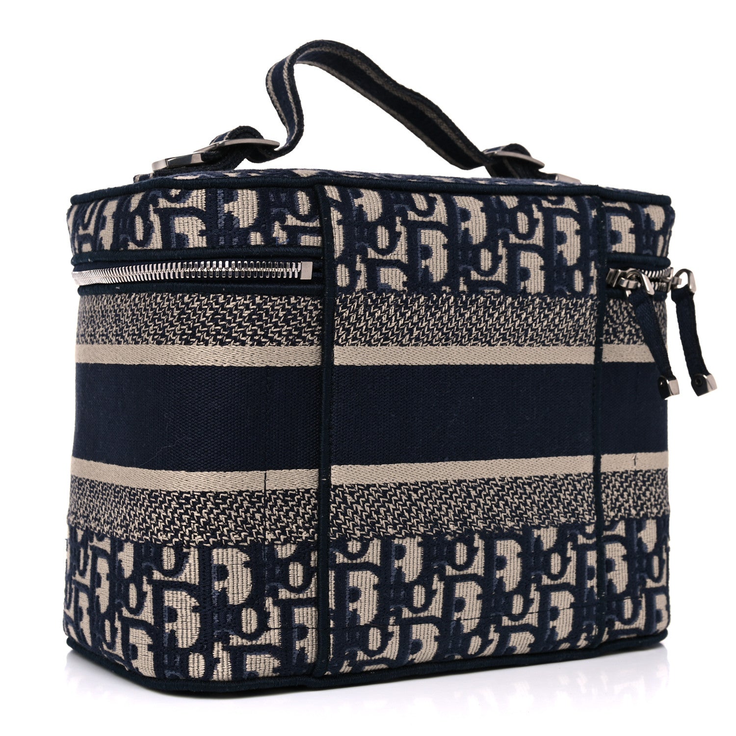 Christian Dior Oblique Diortravel Vanity Case Blue 3 of 8