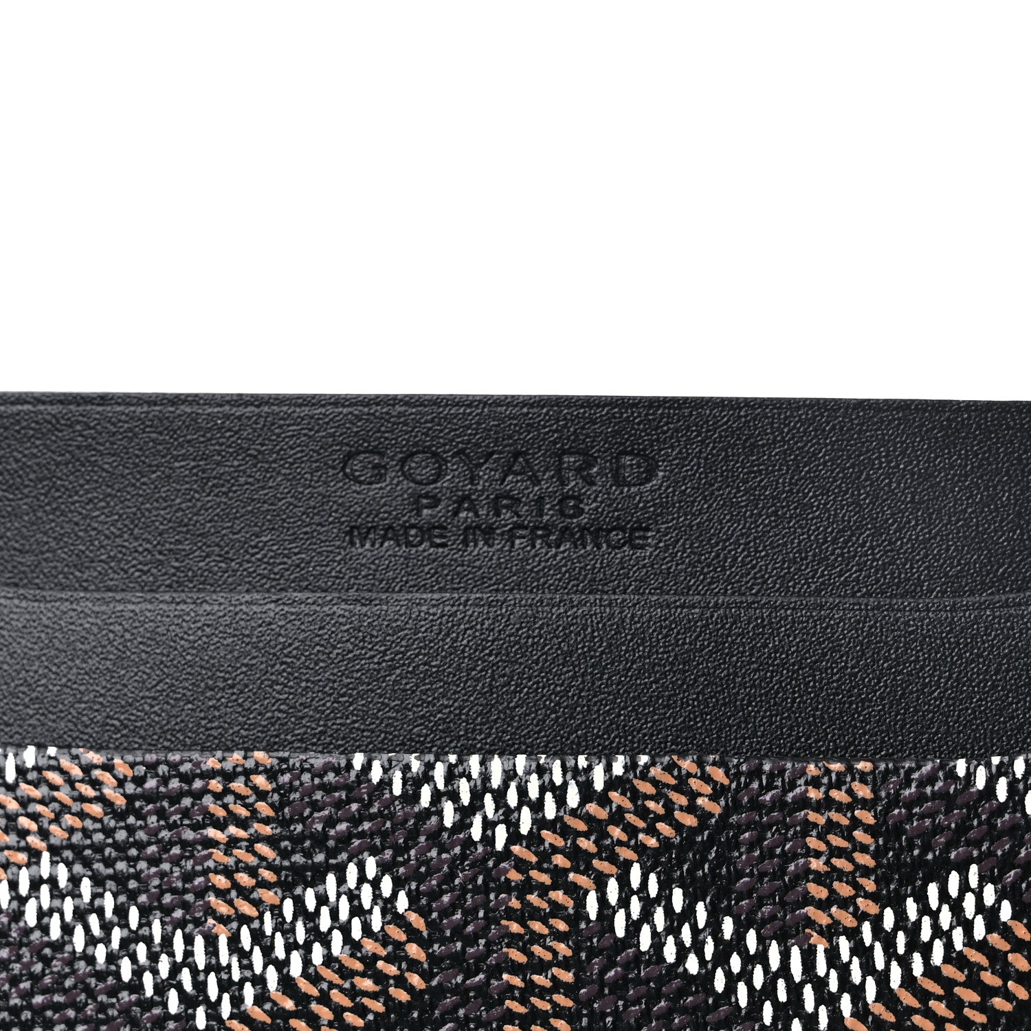 Goyard Goyardine Saint Sulpice Card Holder Black 6 of 6