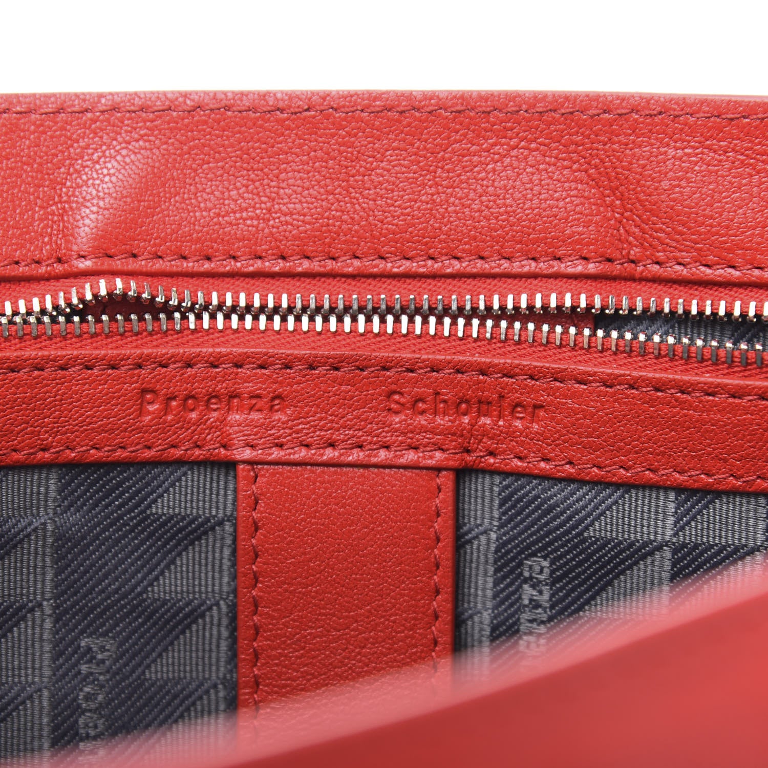 Proenza Schouler Lambskin Medium PS1 Satchel True Red 9 of 13