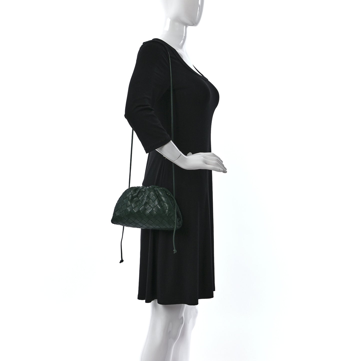 Nappa Intrecciato The Mini Pouch Raintree