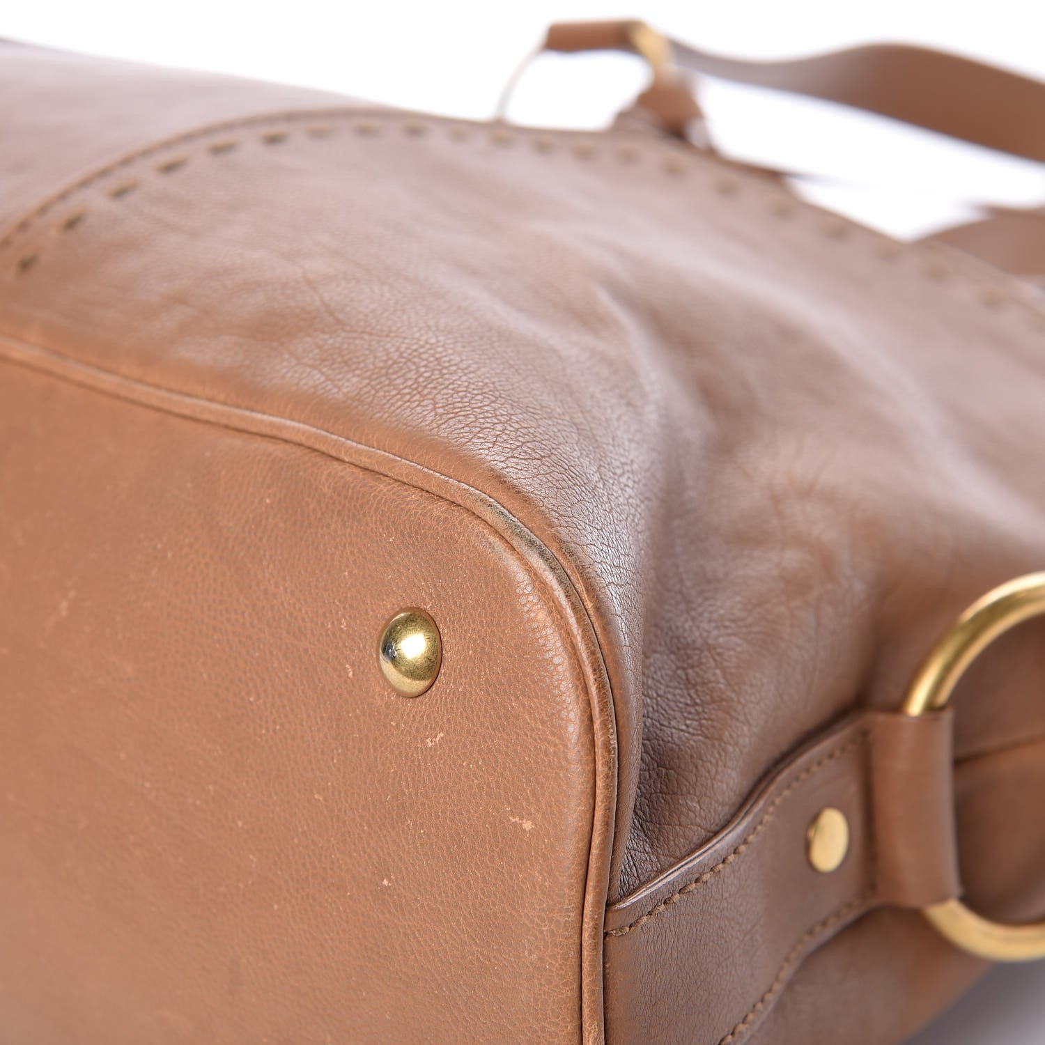 Saint Laurent Calfskin Large Muse Brown 9 of 20