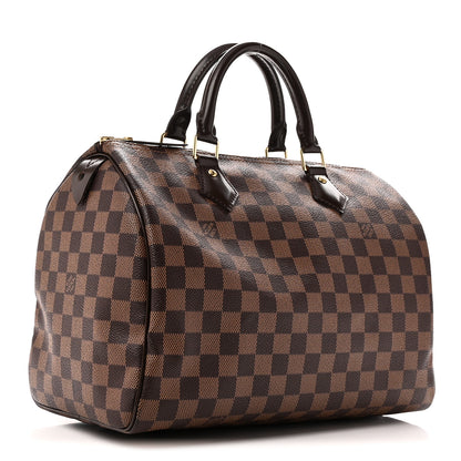 Louis Vuitton Damier Ebene Speedy 30 3 of 10
