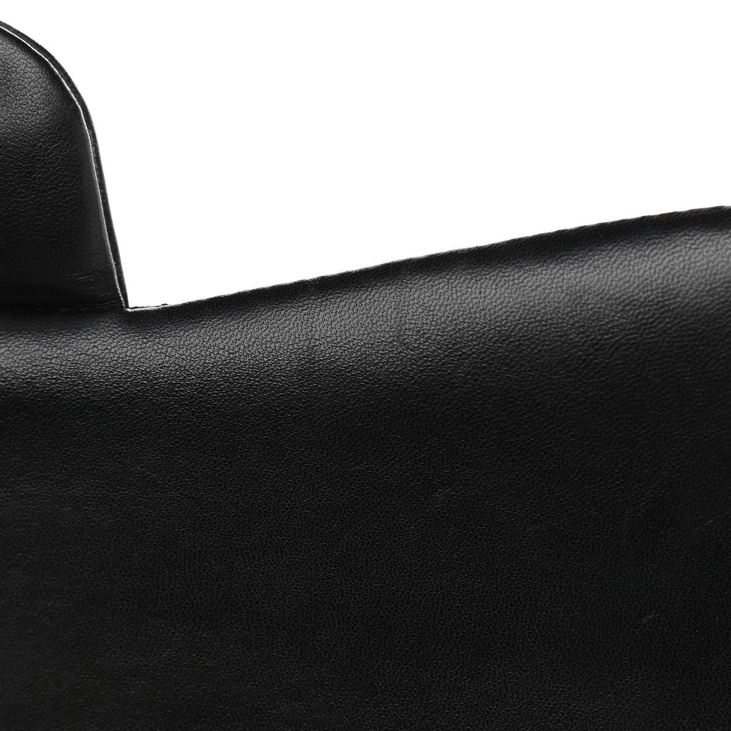 Lambskin Quilted Jumbo Double Flap Black