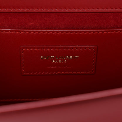Saint Laurent Smooth Calfskin Medium Classic Monogram Kate Tassel Satchel Lipstick Red 6 of 10