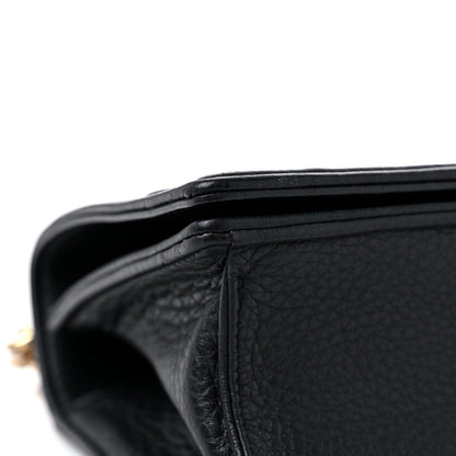 Christian Dior Grained Calfskin Small Diorama Flap Bag Black 8 of 12