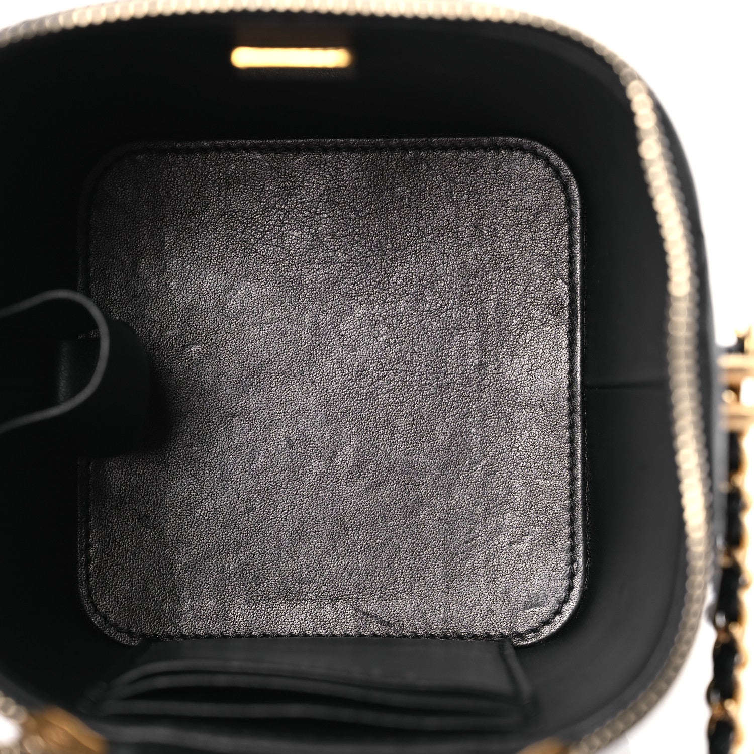 Chanel Caviar Quilted Small Vertical Vanity Case With Chain Black 5 of 12