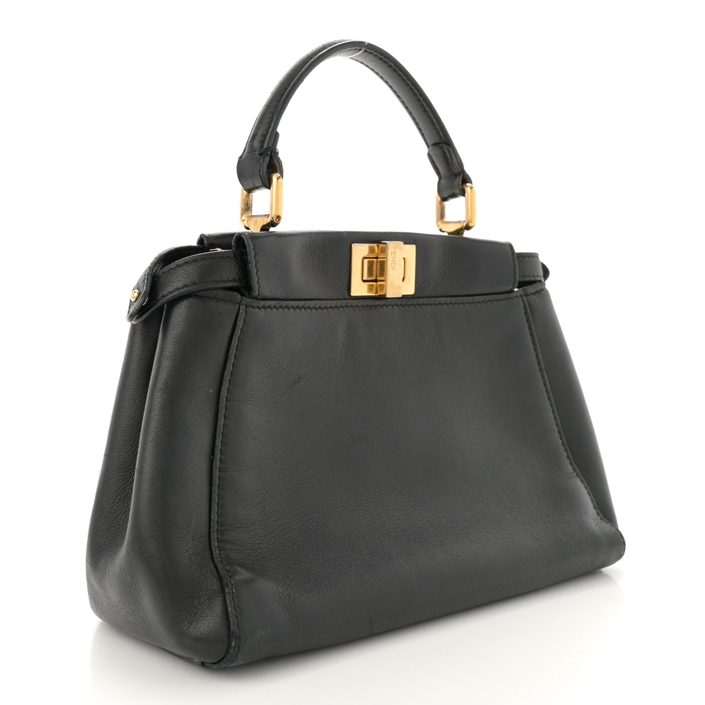 Nappa Mini Peekaboo Iconic Satchel Black