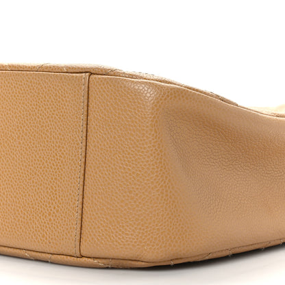 Chanel Caviar Quilted Timeless CC Shoulder Bag Beige 9 of 9